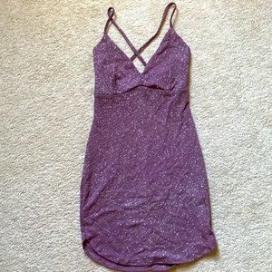 Purple sparkle dress!